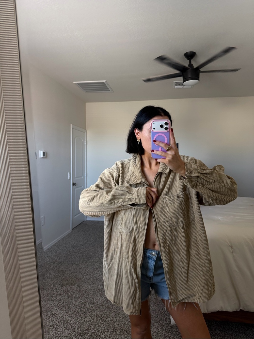 Vintage ribbed jacket